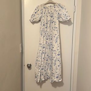 Hill House Home Caroline Nap Dress Blue White Size s